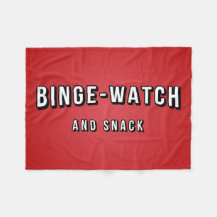 Manta Polar Reloj del Binge de la noche de la película TV y