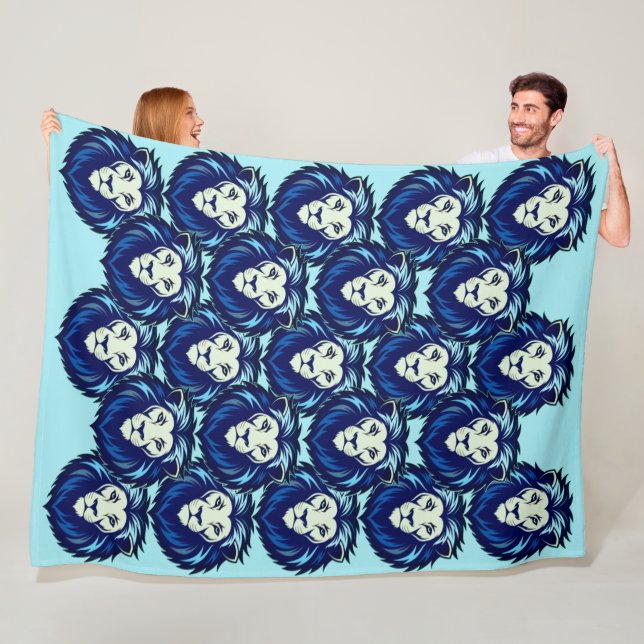 Manta Polar Remota de león azul 2 (In situ)