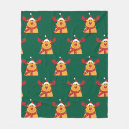 Manta Polar "Reno Nariz Roja"