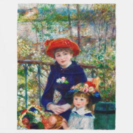 Manta Polar Renoir's Mother and Child  Fleece Blanket