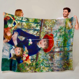 Manta Polar Renoir's Mother and Child  Fleece Blanket