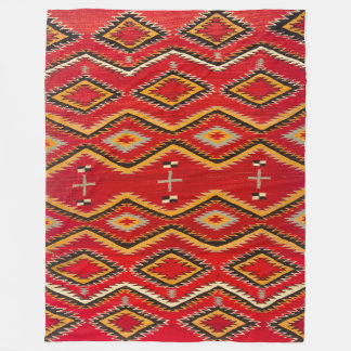 MANTA POLAR REPRESENTACIÓN DE NAVAJO SADDLE BLANKET 1910
