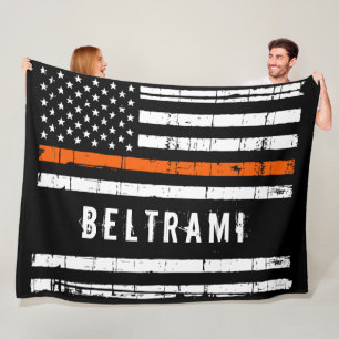 Manta Polar Rescate de búsqueda personalizada con marca de l