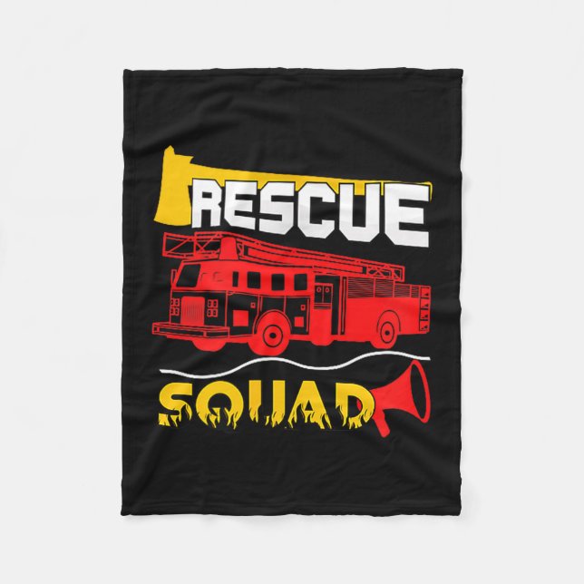 Manta Polar Rescue Squad Lifesaver Fireman Gift Proud Firefigh (Anverso)