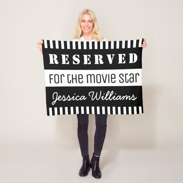 Manta Polar Reservado para la diversión personalizada de Movie (In situ)