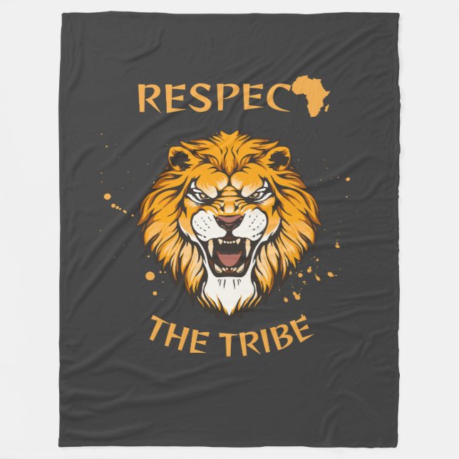 Manta Polar Respect the Tribe | Fleece Blanket (Anverso)