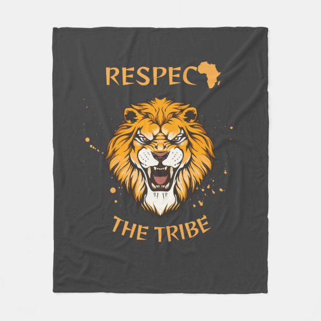 Manta Polar Respect The Tribe | Fleece Blanket (Anverso)