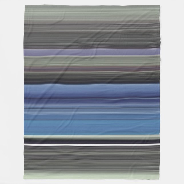 Manta Polar Resumen #1: Azul y gris (Anverso)