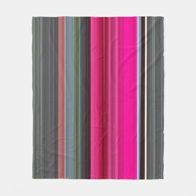 Manta Polar Resumen #1: Cerise y gris (Anverso)