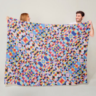 Manta Polar Resumen Bauhaus Arte Geométrico