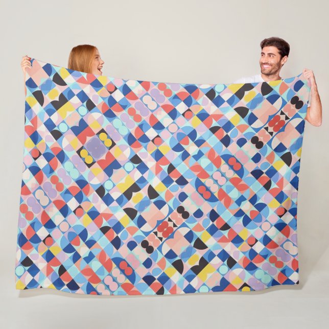 Manta Polar Resumen Bauhaus Arte Geométrico (In situ)