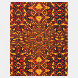 Manta Polar Resumen Bohemio Cymbidium Orquid Cosy