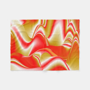 Manta Polar Resumen de amor y oro en 3D Rainbowart