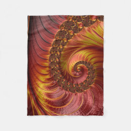 Manta Polar Resumen de fractal rojo feroz