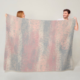 Manta Polar Resumen De Hués Blancos Gris Beige Pink Fleece Bla