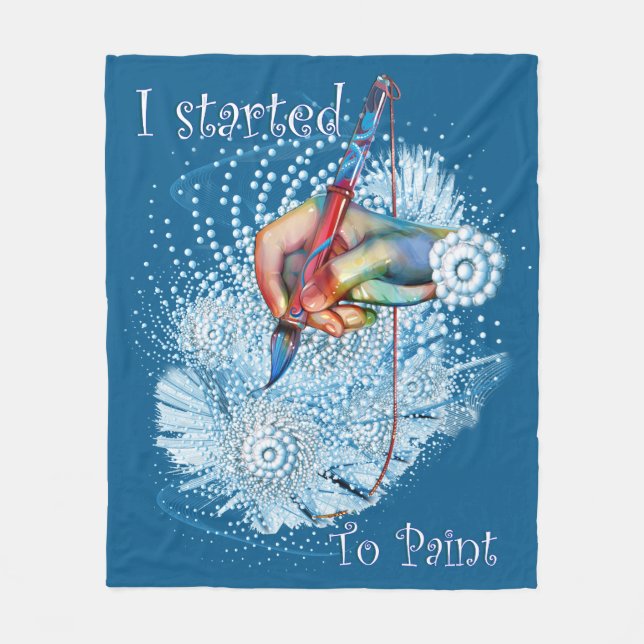 Manta Polar Resumen de la vibración azul (Anverso)