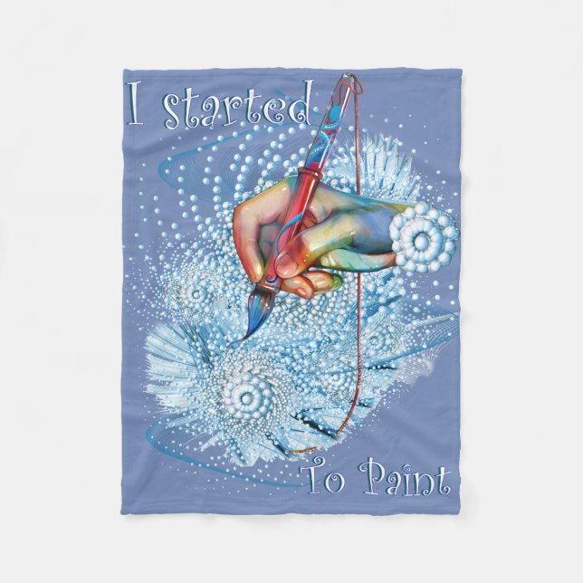 Manta Polar Resumen de la vibración azul (Anverso)