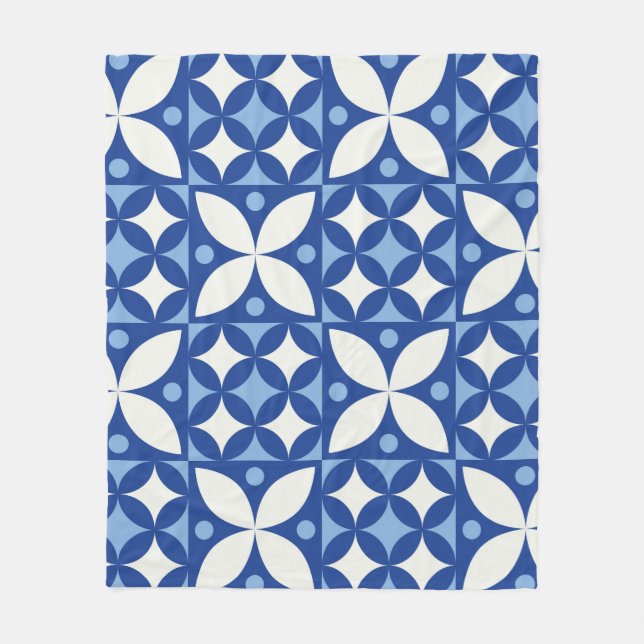 Manta Polar Resumen de patrones geométricos sin soldadura en E (Anverso)