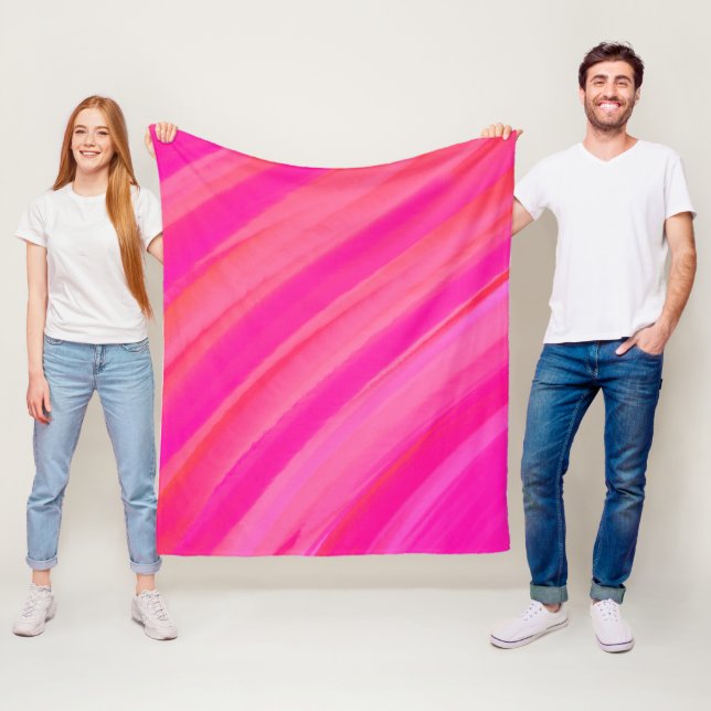 Manta Polar Resumen De Swirl Rosa (In situ)