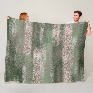 Manta Polar Resumen de tonos suaves gris beige verde