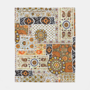 Manta Polar Resumen digital étnico: Patrón sin foco