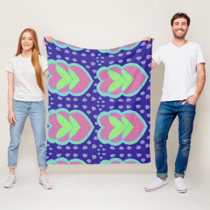 Manta Polar Resumen Diseño del patrón de Mandala floral rojo