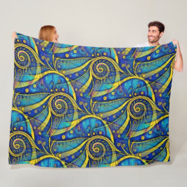 Manta Polar Resumen Espirales de energía - patrón ininterrumpi