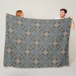 Manta Polar Resumen exitoso patrón de Rosette Trellis de jardí