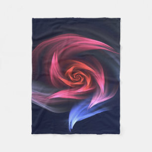 Manta Polar Resumen Forma De Vortex Rojo Y Azul