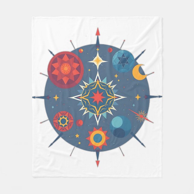 Manta Polar Resumen Geometría Celestial (Anverso)