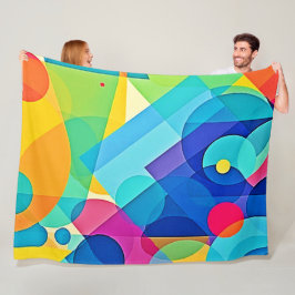 Manta Polar Resumen geométrico vibrante