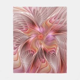 Manta Polar Resumen mariposa colorida Fantasía arte fractal