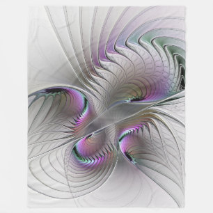 Manta Polar Resumen moderno Shy Fantasía Figura Arte Fractal