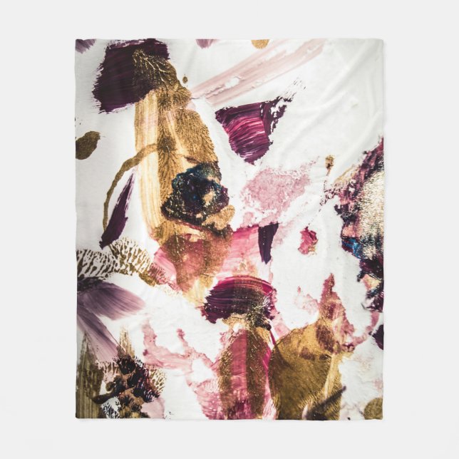 Manta Polar Resumen Oro paraliza arte creativo (Anverso)