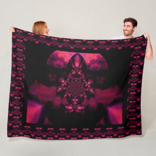 Manta Polar Resumen Orquídea Bohemia 2 Patrón Floral