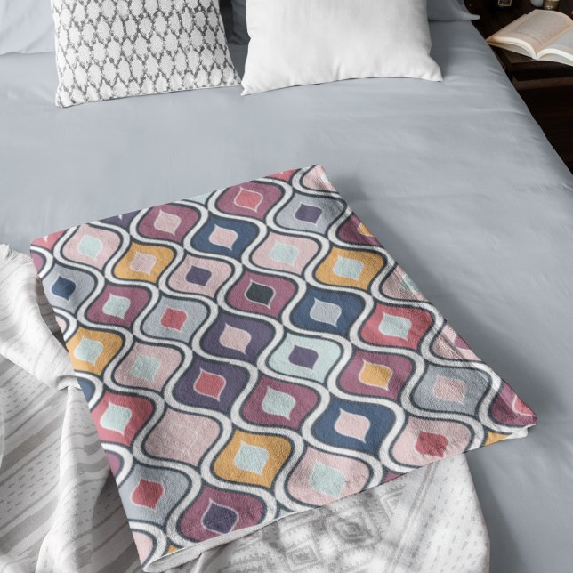 Manta Polar Resumen Patrón geométrico sin soldadura colorido (Abstract Colorful Geometric Seamless Pattern Fleece Blanket
)