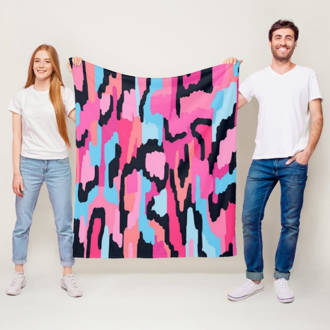 Manta Polar Resumen pop rosado (In situ)