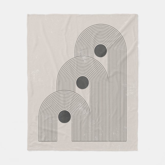 Manta Polar Resumen poster contemporáneo de mediados de siglo  (Anverso)