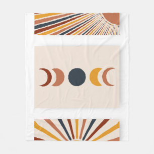 Manta Polar Resumen Posters de Sun Moon Boho