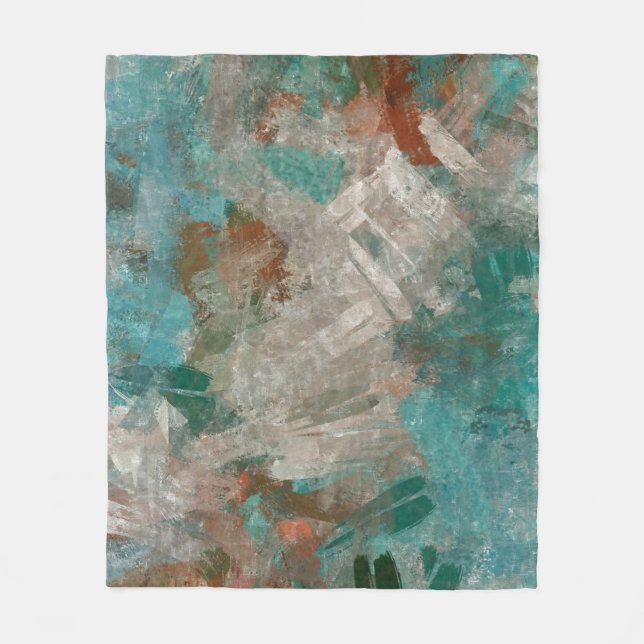 Manta Polar Resumen Psicodelia Sacude Textura. (Anverso)