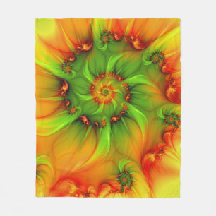 Manta Polar Resumen psicodélico colorido moderno Resumen arte 