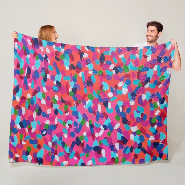 Manta Polar Resumen rosa (In situ)