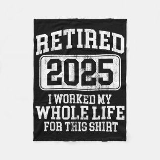 Manta Polar Retirada 2025 Retirada Hombres Camisas Humor para 