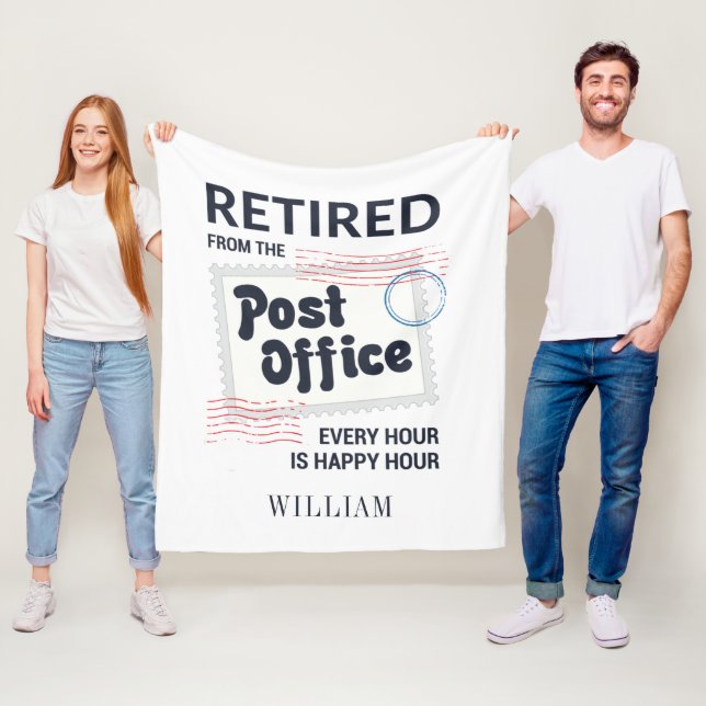 Manta Polar Retirada de Trabajadores Postal Retirados Mailman (In situ)