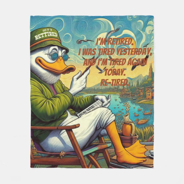 Manta Polar Retirado y Relajado (Anverso)