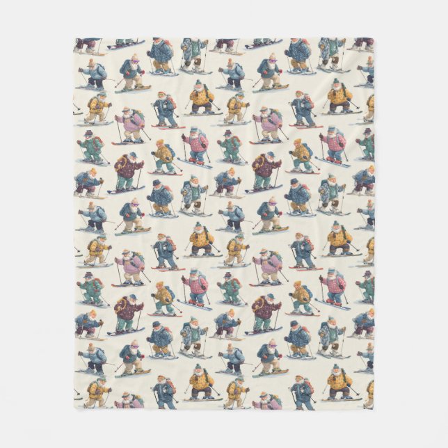 Manta Polar Retired Santa Claus North Pole Ski Club (Anverso)