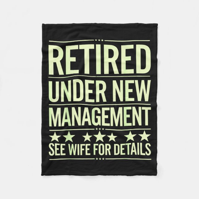 Manta Polar Retirement Art For Men Dad Husband Retired Retirem (Anverso)