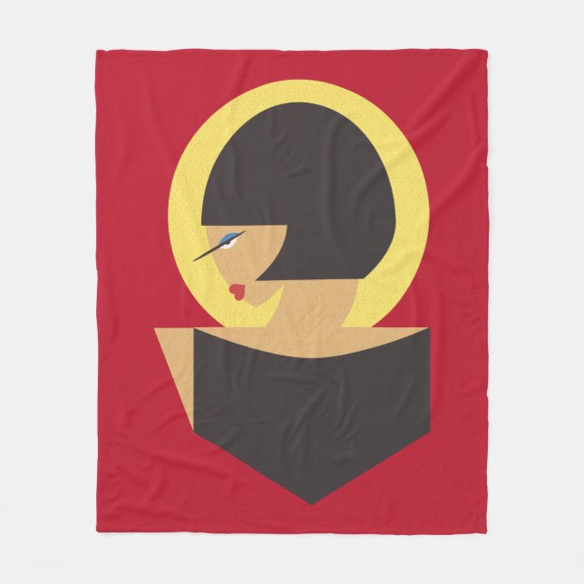 Manta Polar Retrato de Bauhaus (Anverso)