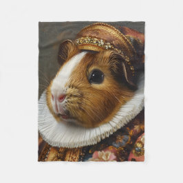 Manta Polar Retrato de cerdo de Guinea del Renacimiento Region