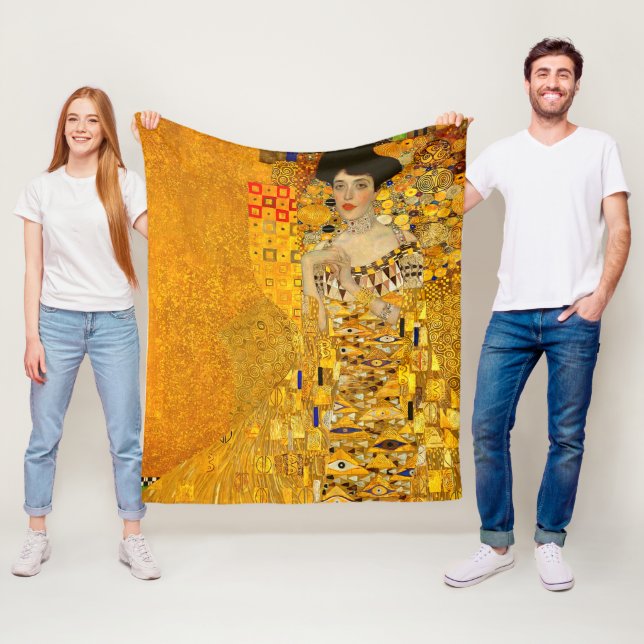 Manta Polar Retrato de Gustav Klimt de Adele Bloch-Bauer I (In situ)